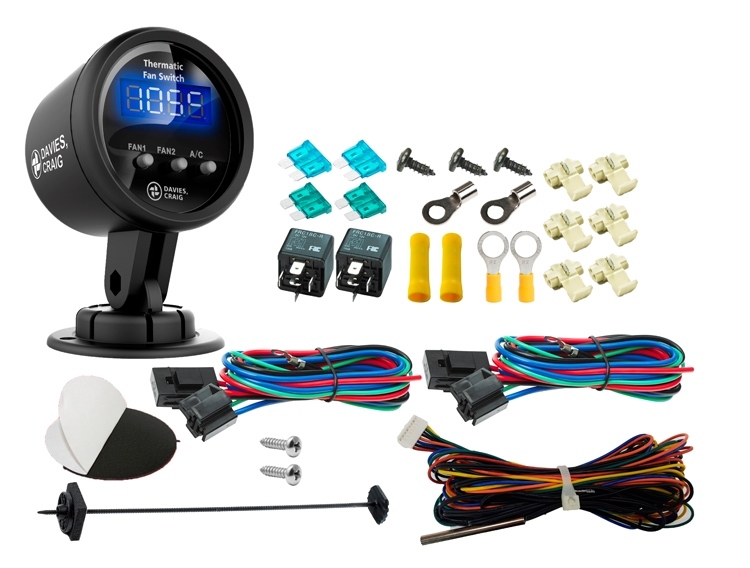 Digital Gauge Thermatic Fan & EWP Switch Kit